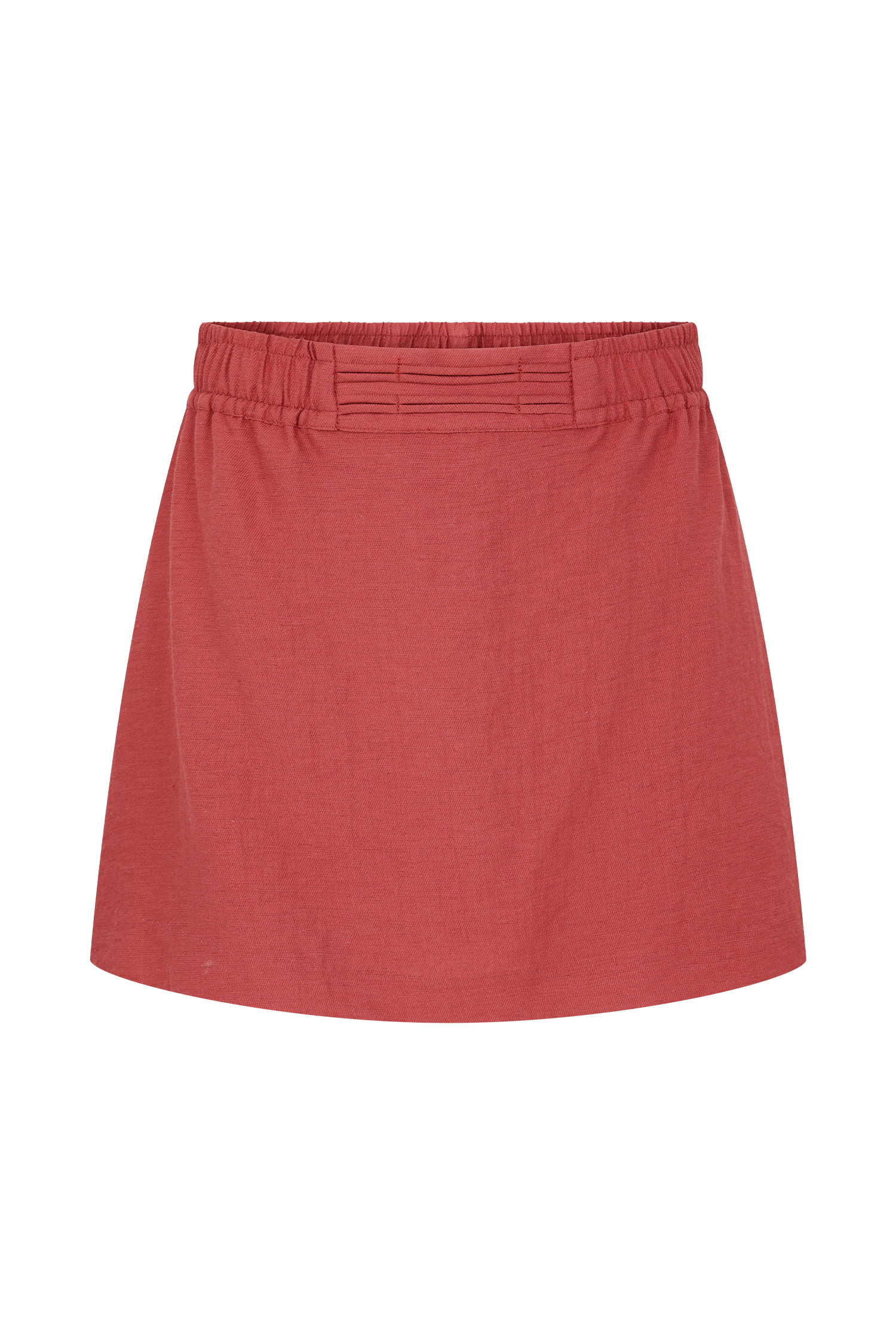 Linen Skort with Built-in Shorts for Summer | Kallie - Burnt Rose