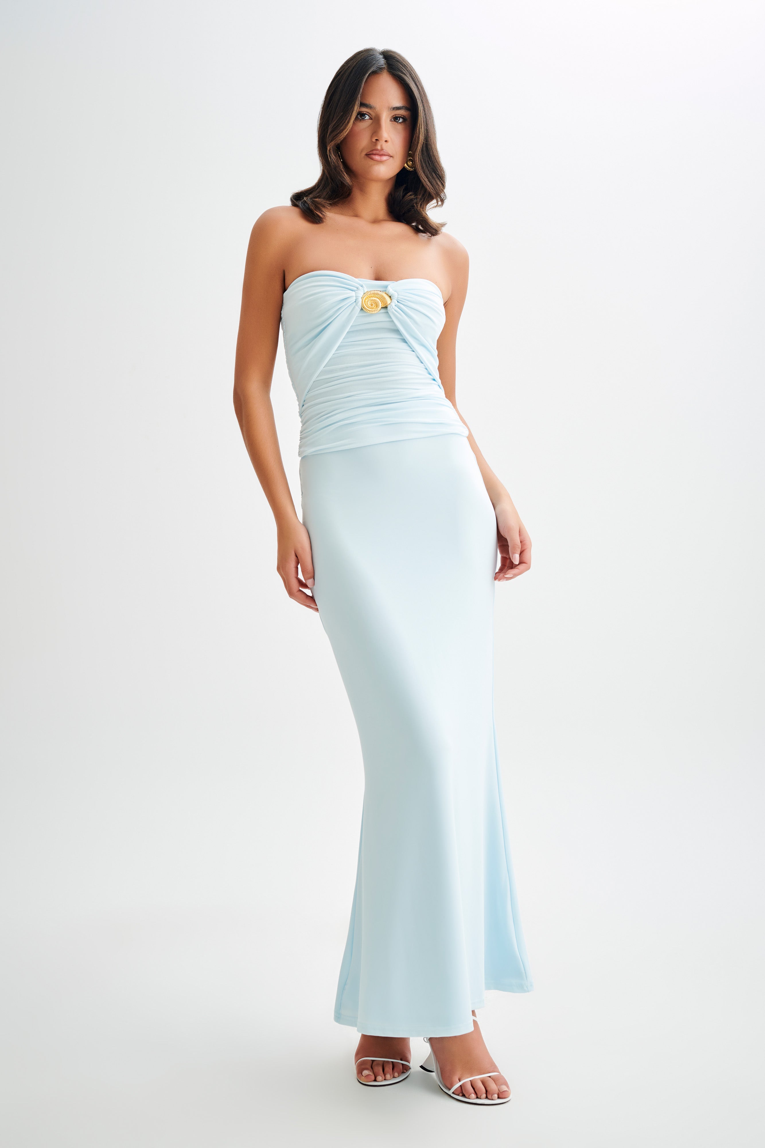 Fishtail Maxi Skirt for Evening & Formal Wear | Bruna Slinky