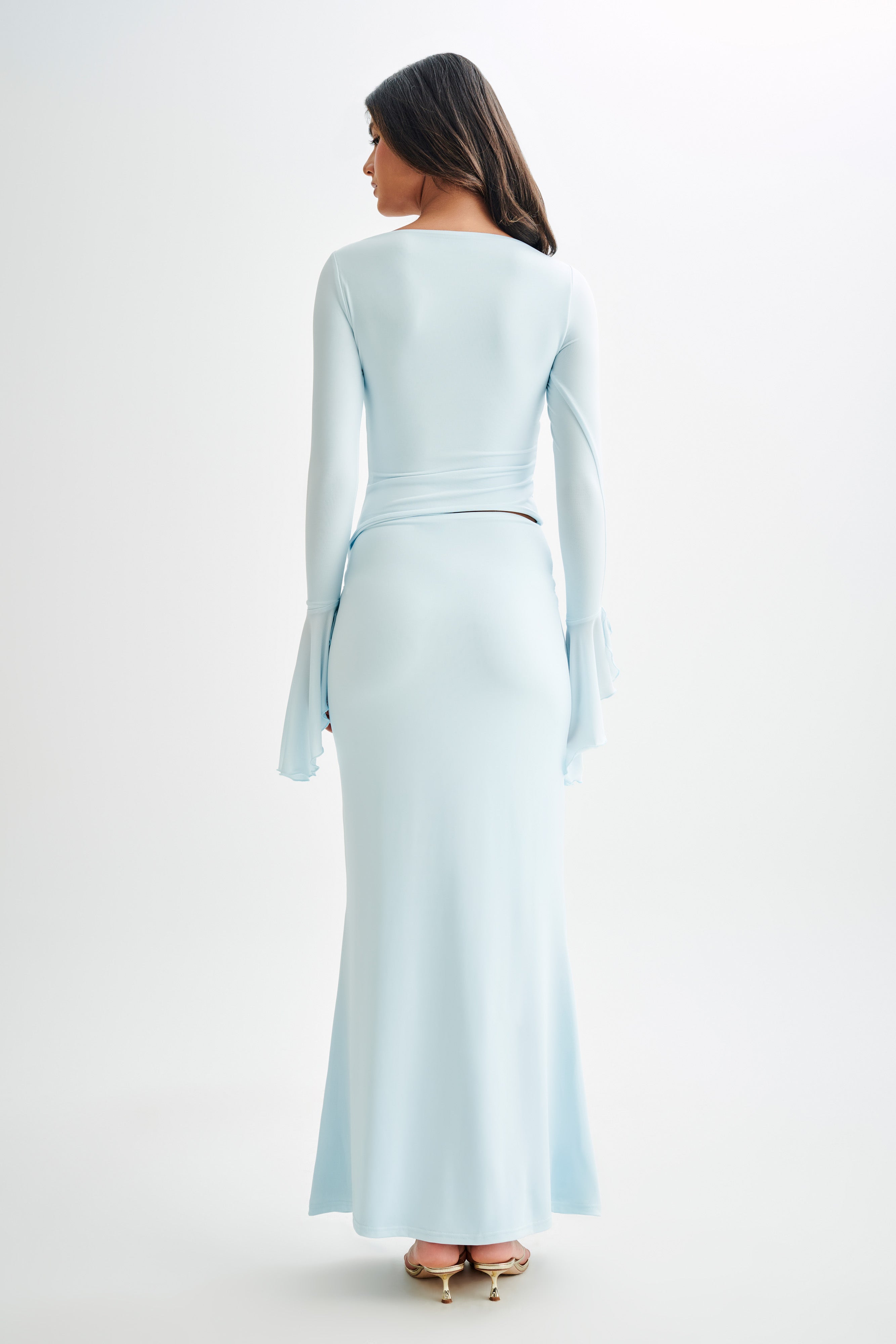 Fishtail Maxi Skirt for Evening & Formal Wear | Bruna Slinky