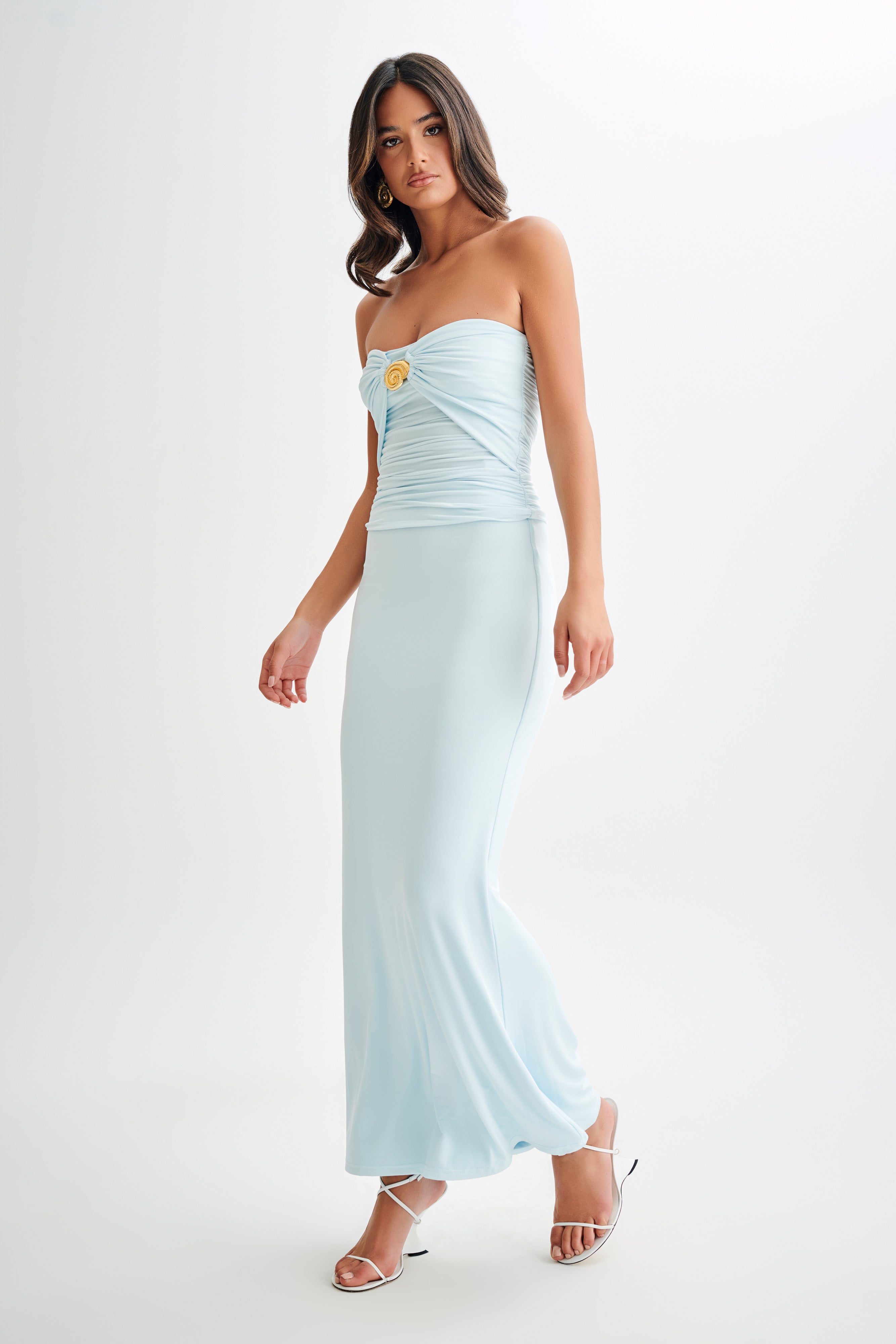 Fishtail Maxi Skirt for Evening & Formal Wear | Bruna Slinky
