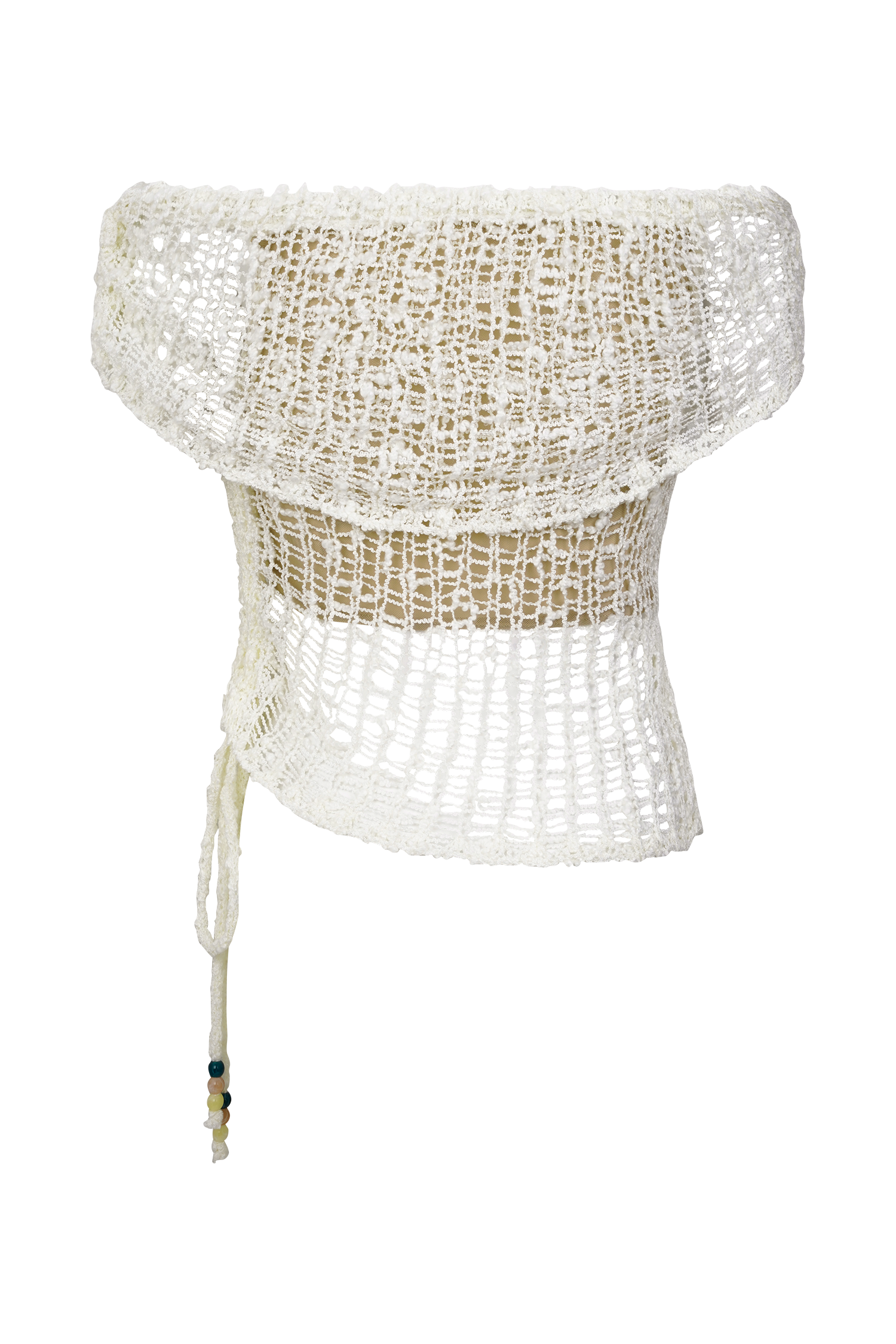 Off Shoulder Knit Top for Women - Ivory | Cordelia
