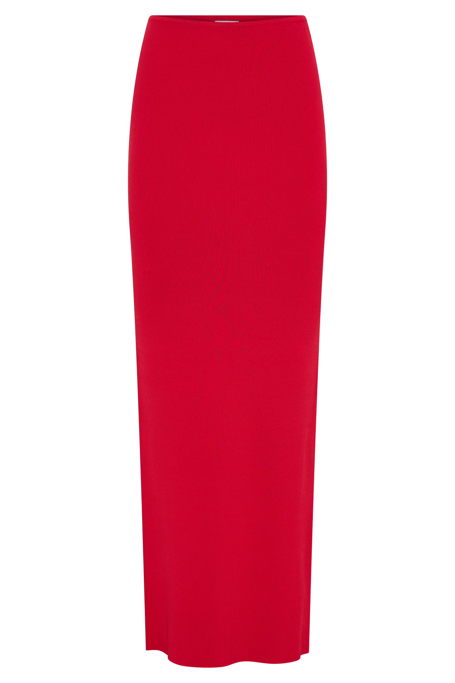 Fishtail Knit Maxi Skirt with Elastic Waist | Keaton Red