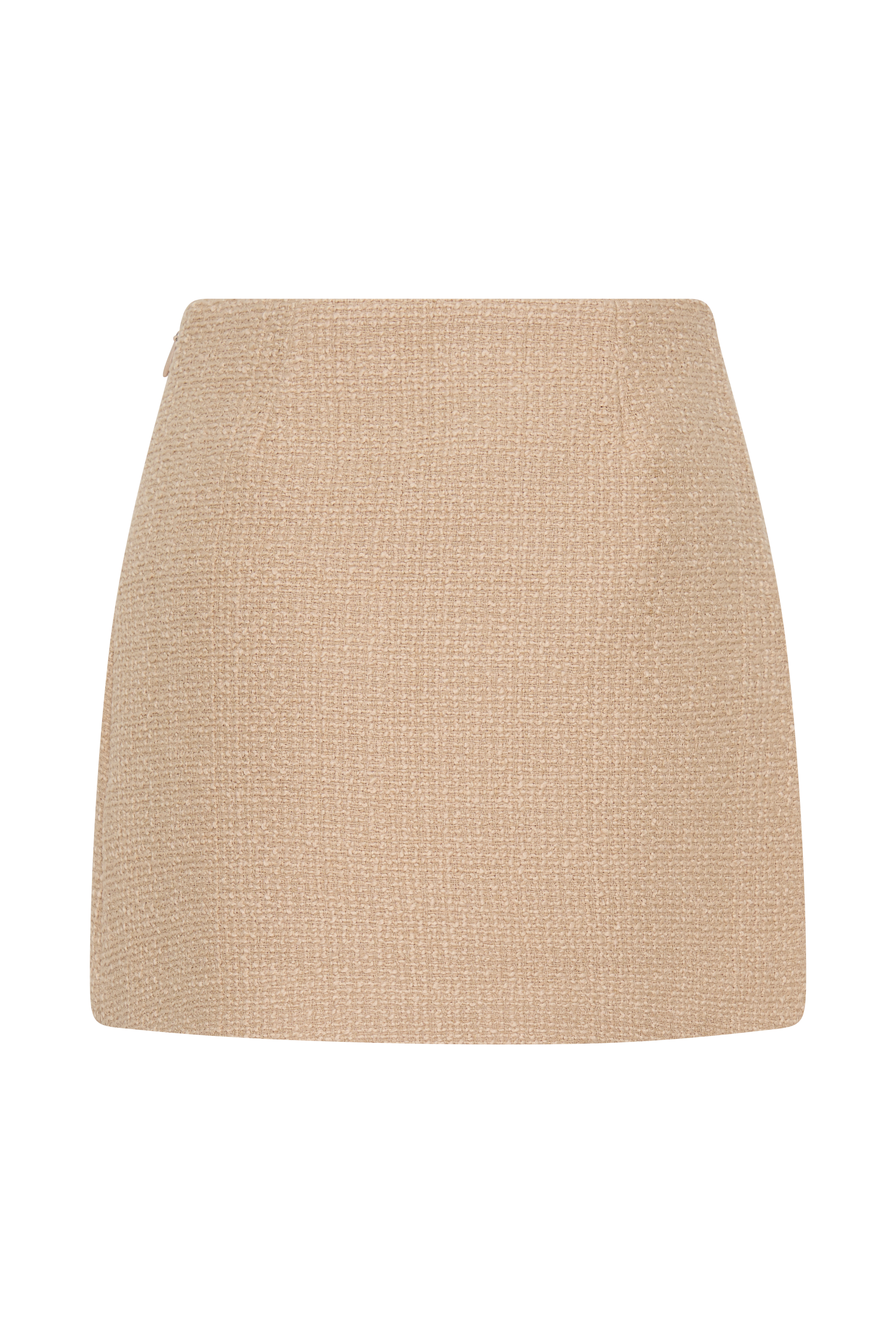 Boucle Mini Skirt | High-Waisted A-Line Style | Camilla