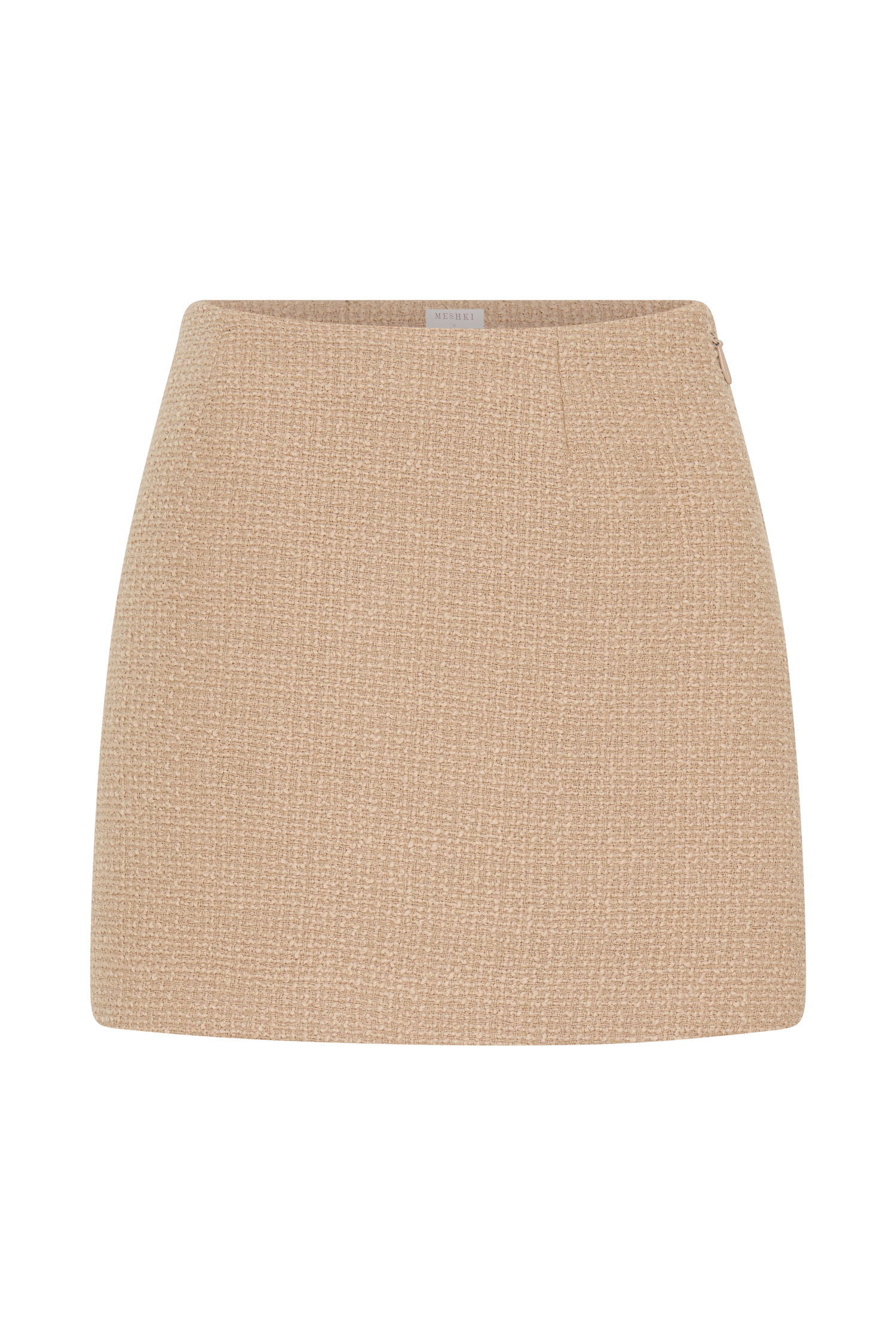 Boucle Mini Skirt | High-Waisted A-Line Style | Camilla