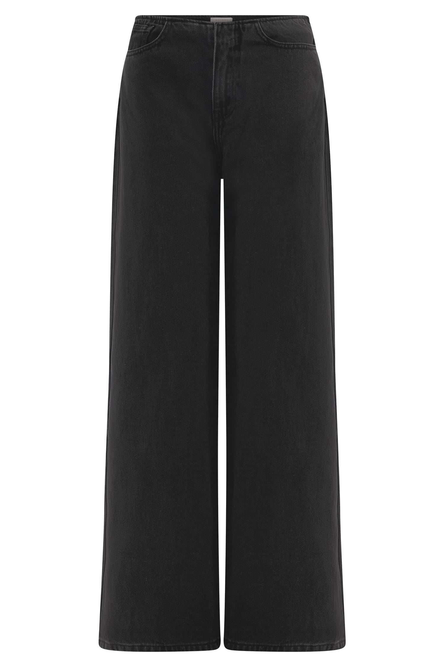 Mid Rise Flare Jeans for Women - Washed Black Denim | Caitlin