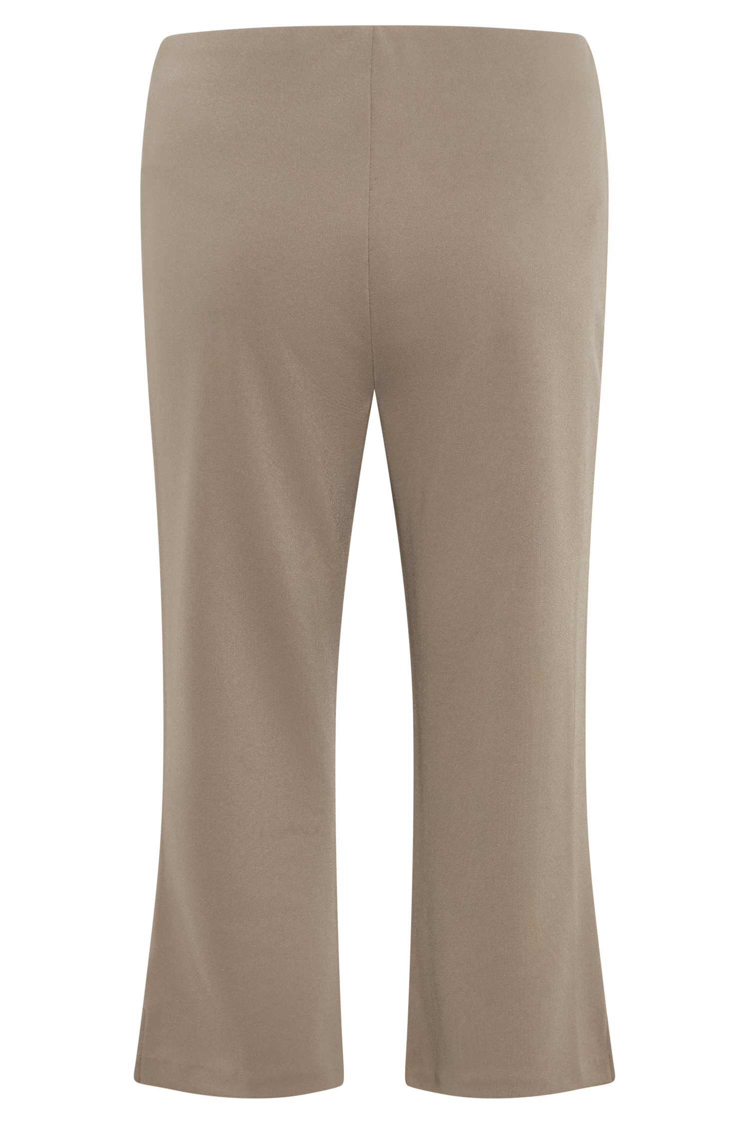 Flared Crepe Capri Pants for Women | Layla High-Waisted & Stretch