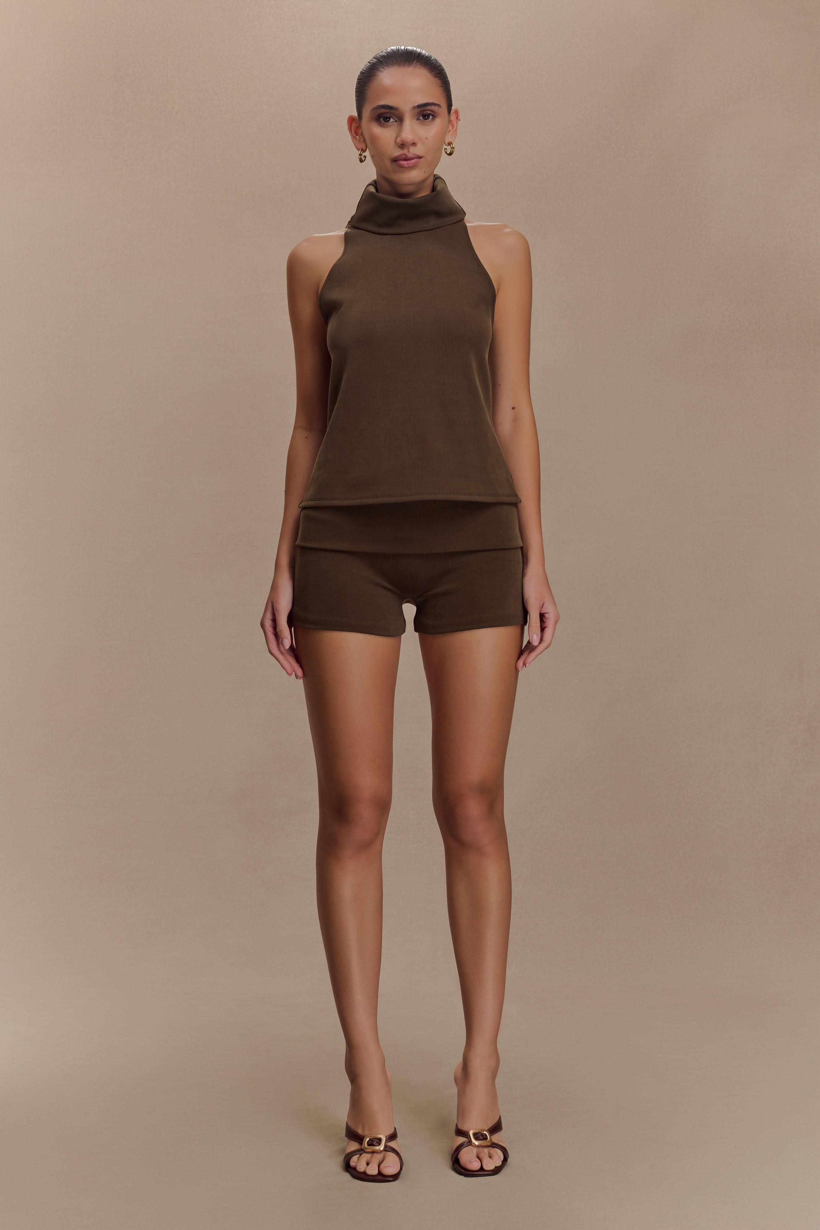 Fold Over Shorts for Women - Mid-Rise Elastic Waist | Birdie