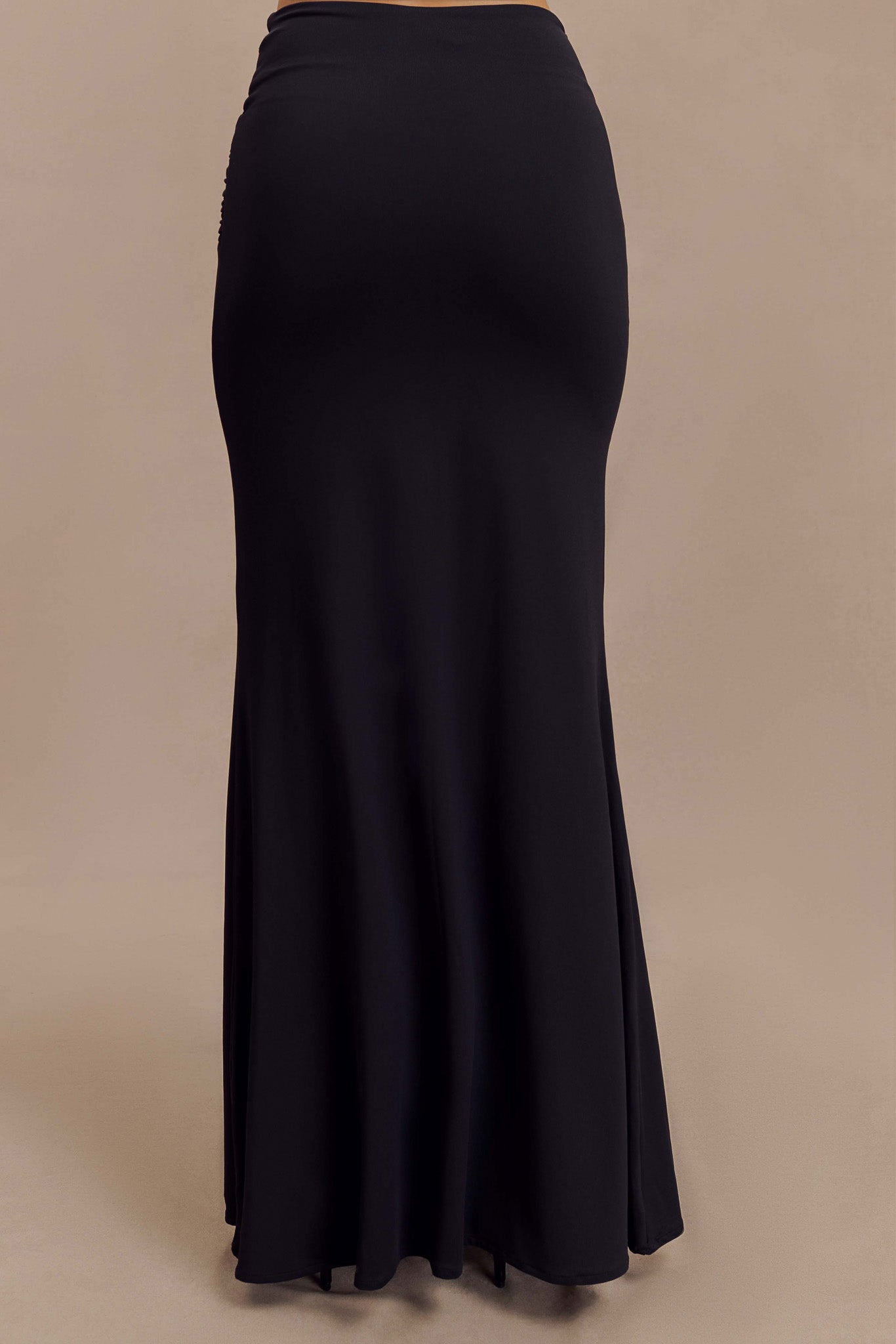 Recycled Nylon Mesh Maxi Skirt - Black | Jules