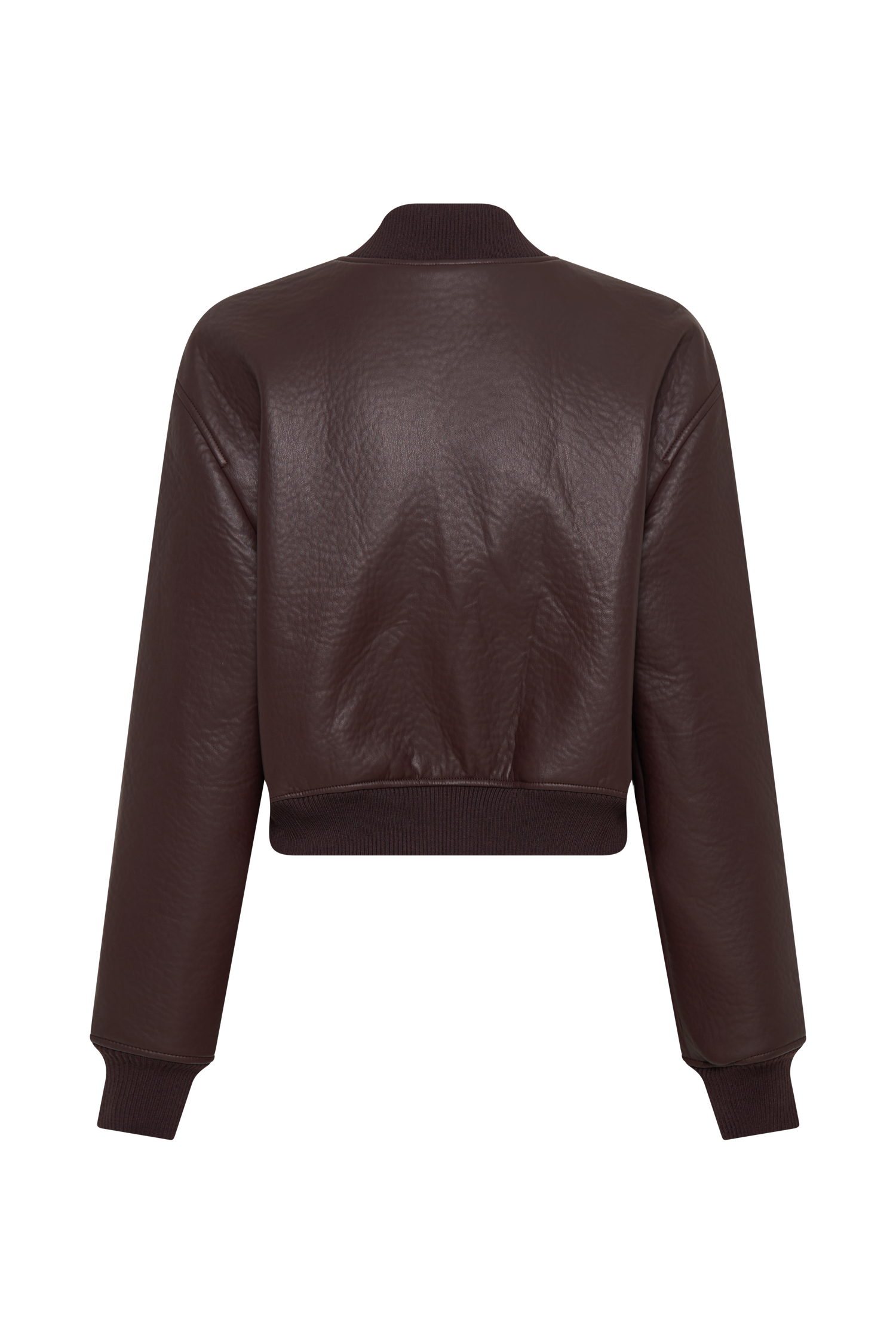 Faux Leather Bomber Jacket for Women | Codi Merlot