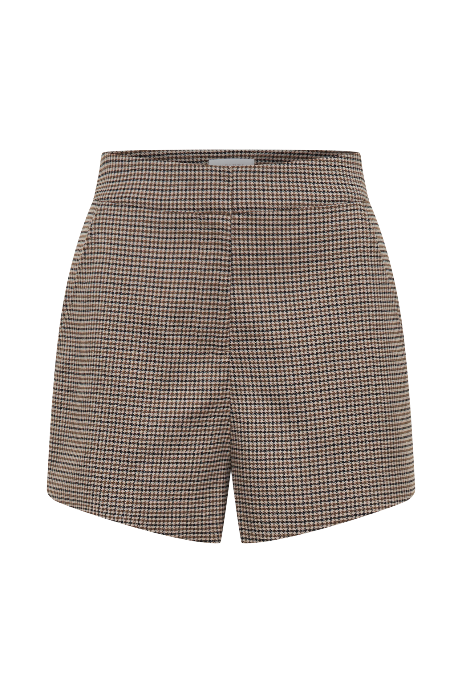 Tailored Short with Peplum Hem & Back Zip | Radley Tan Check
