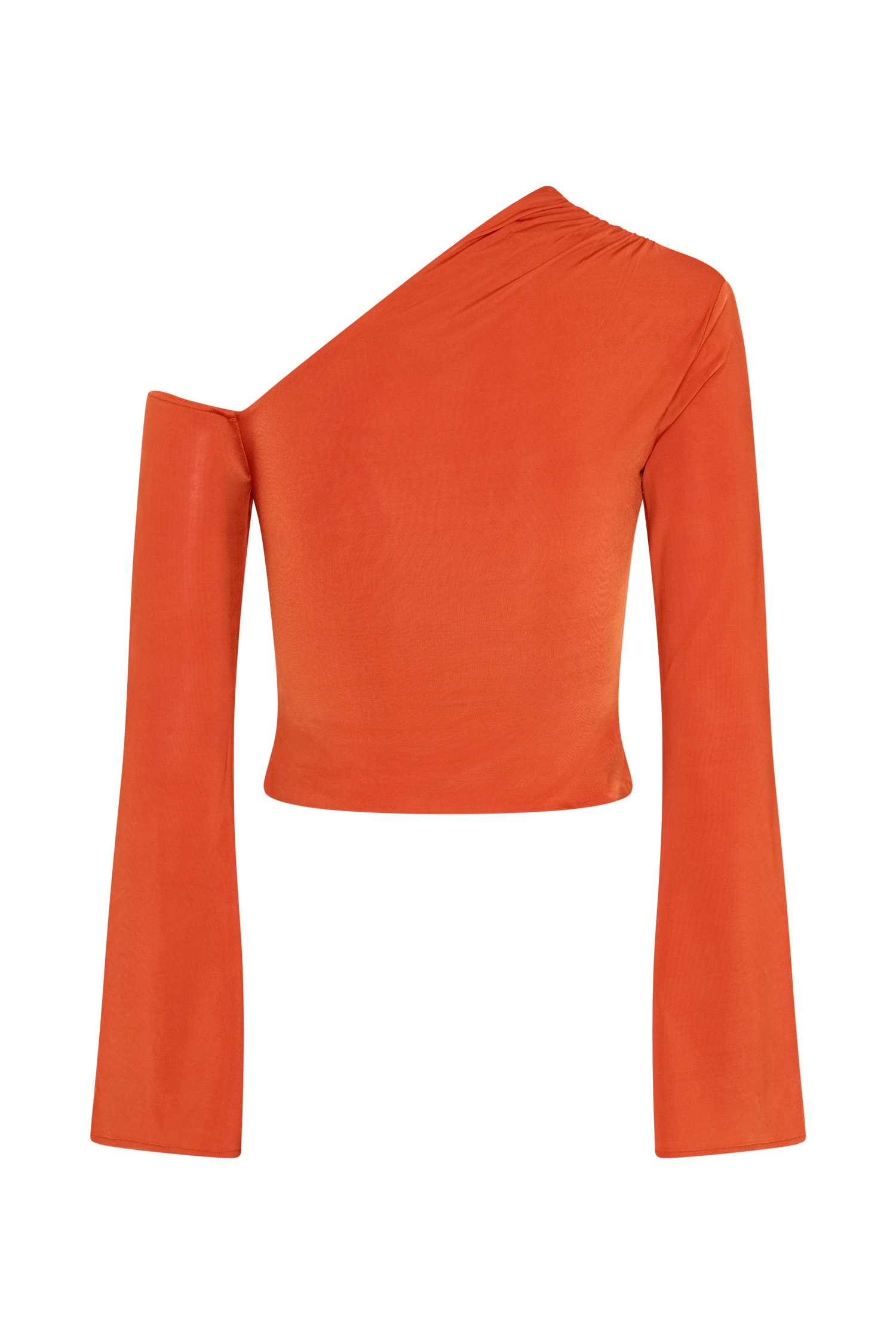 Floral Hardware Asymmetrical Long Sleeve Top | Ainsley
