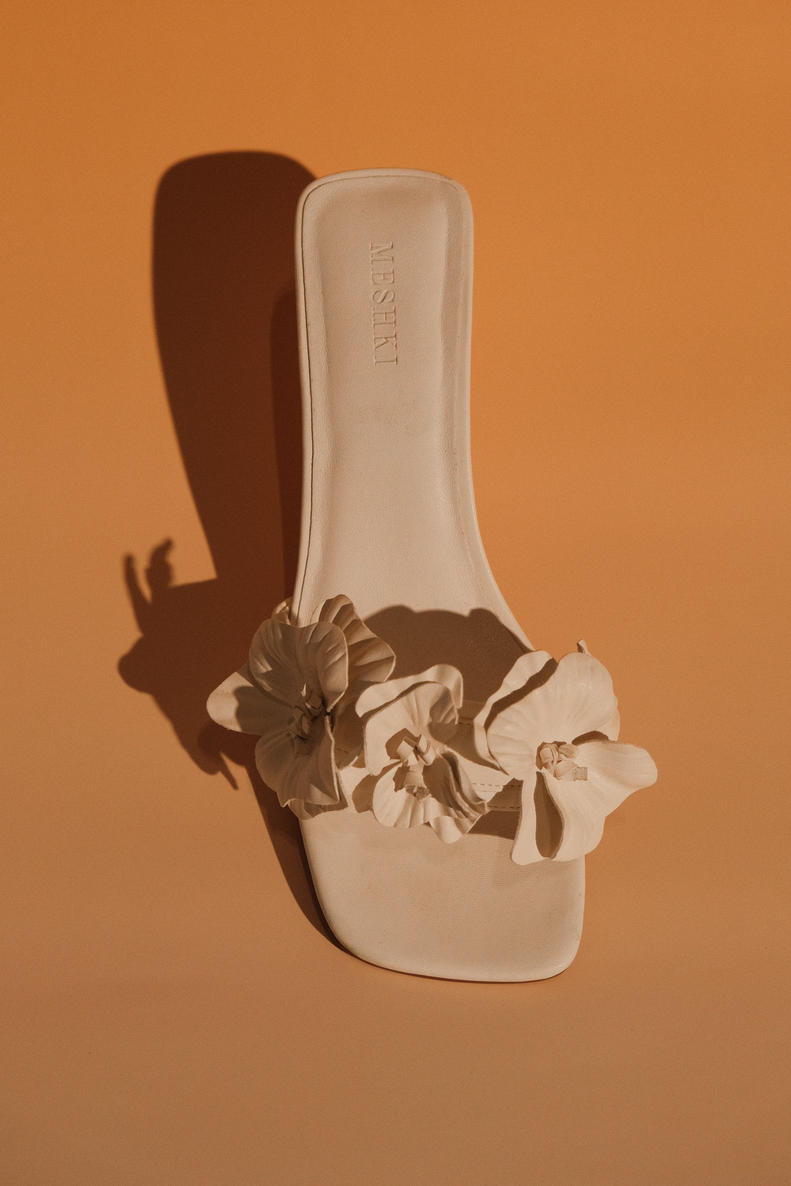 Floral Stiletto Heels with Flower Strap | Melissa Ivory