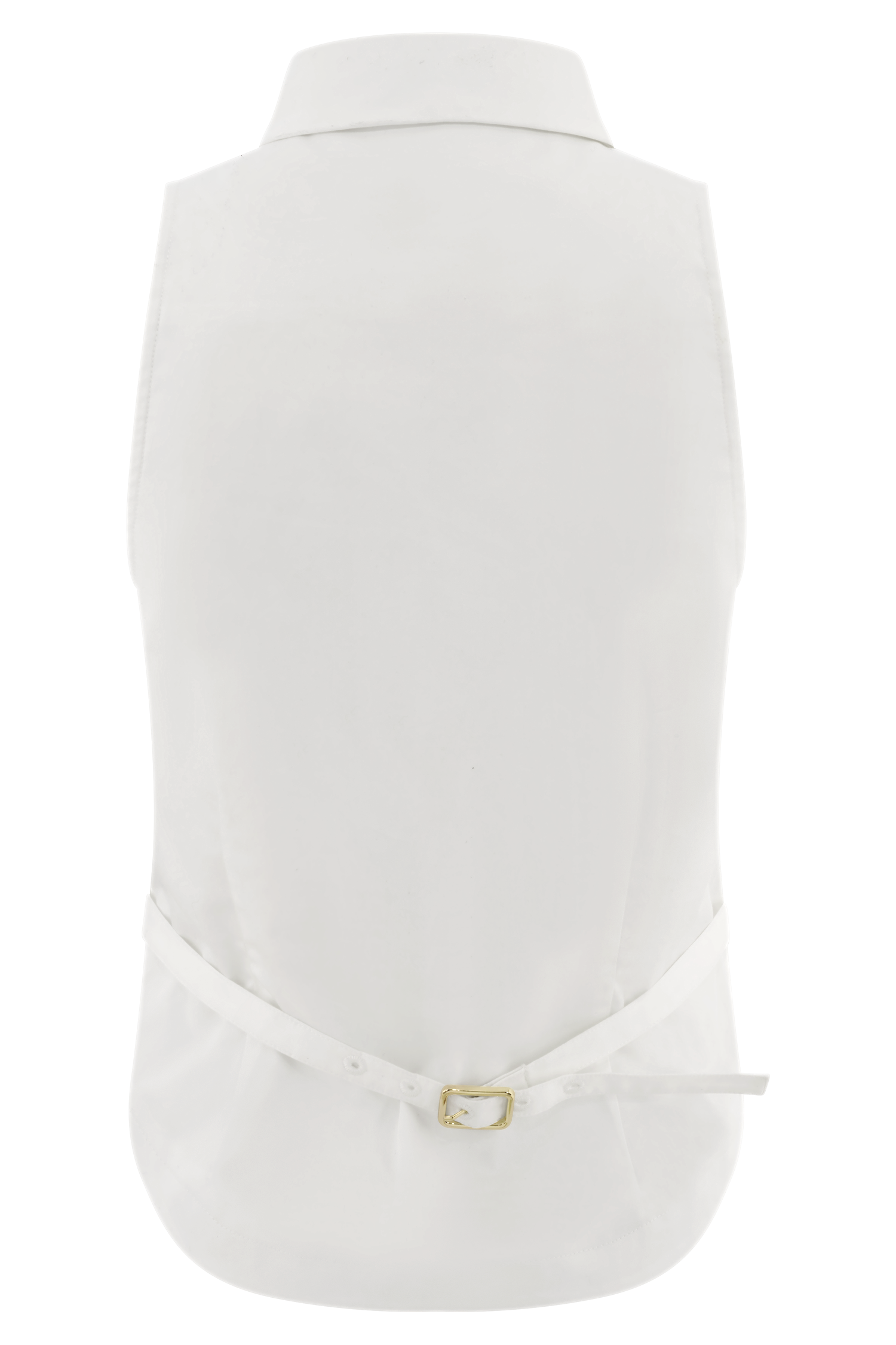 Women's Sleeveless Halter Shirt with Back Belt Detail | Selene