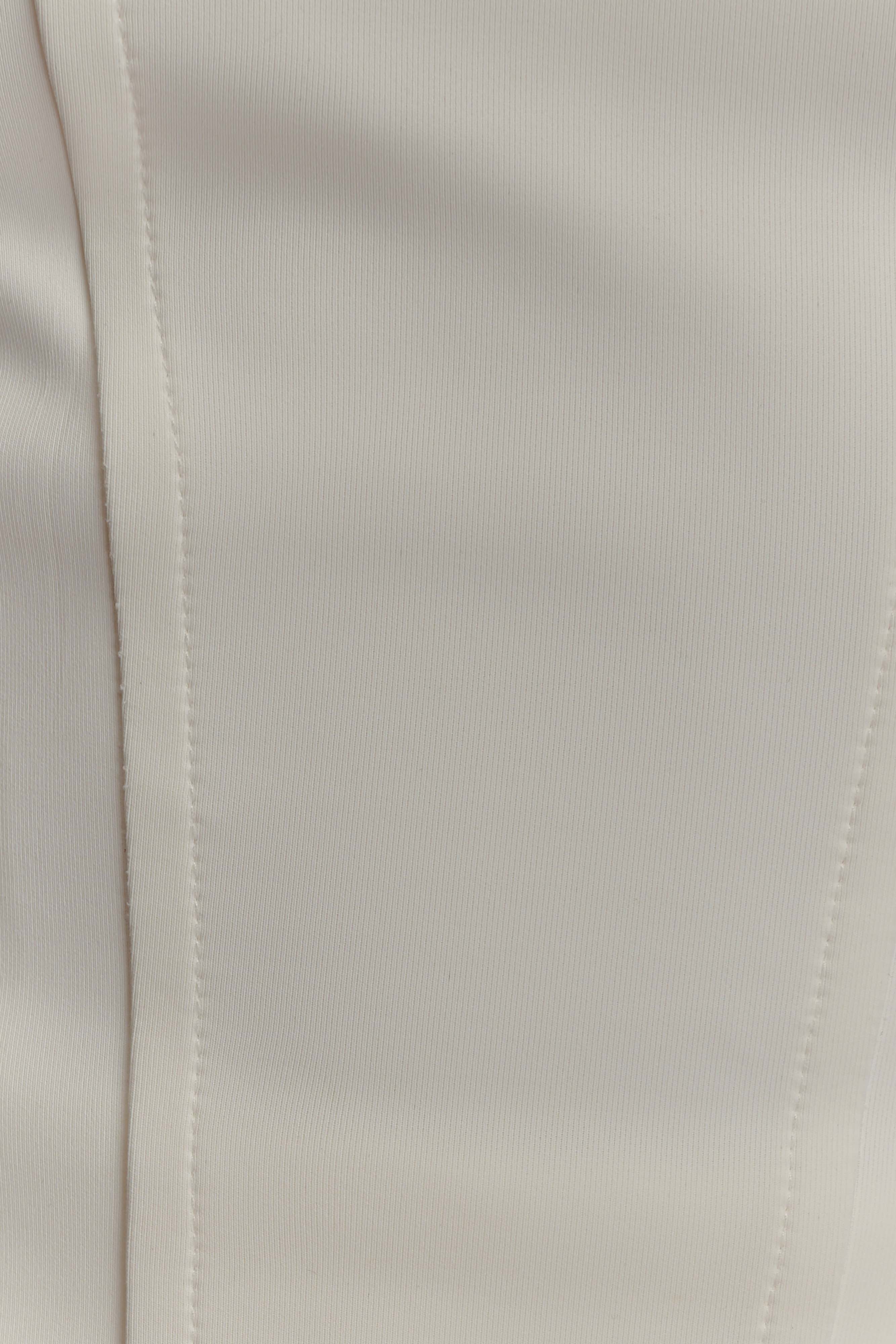 White Corset Halter Top with Boning & Back Zipper | Meadow