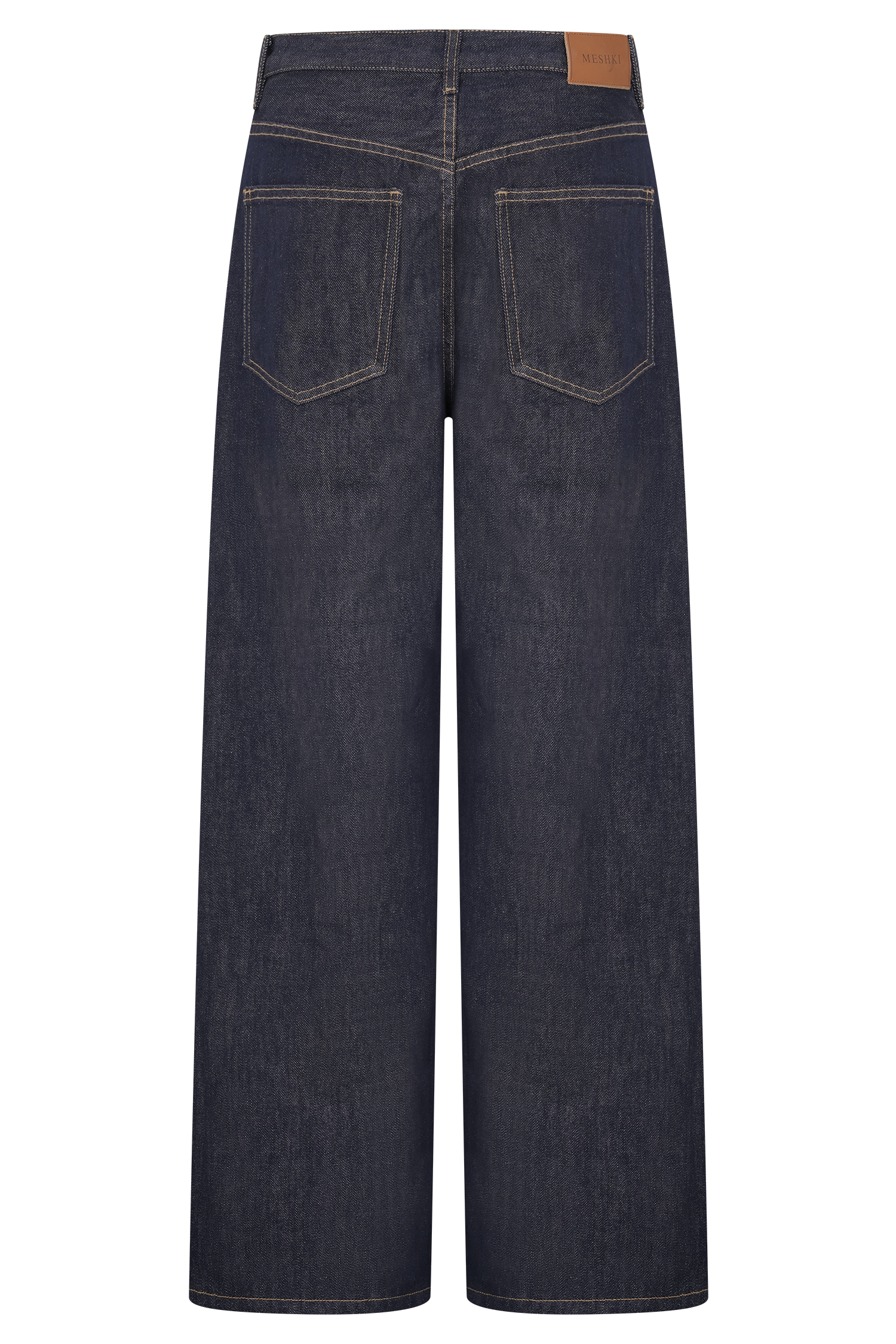 Mid Rise Straight Leg Jeans in Washed Indigo | Mannon Denim
