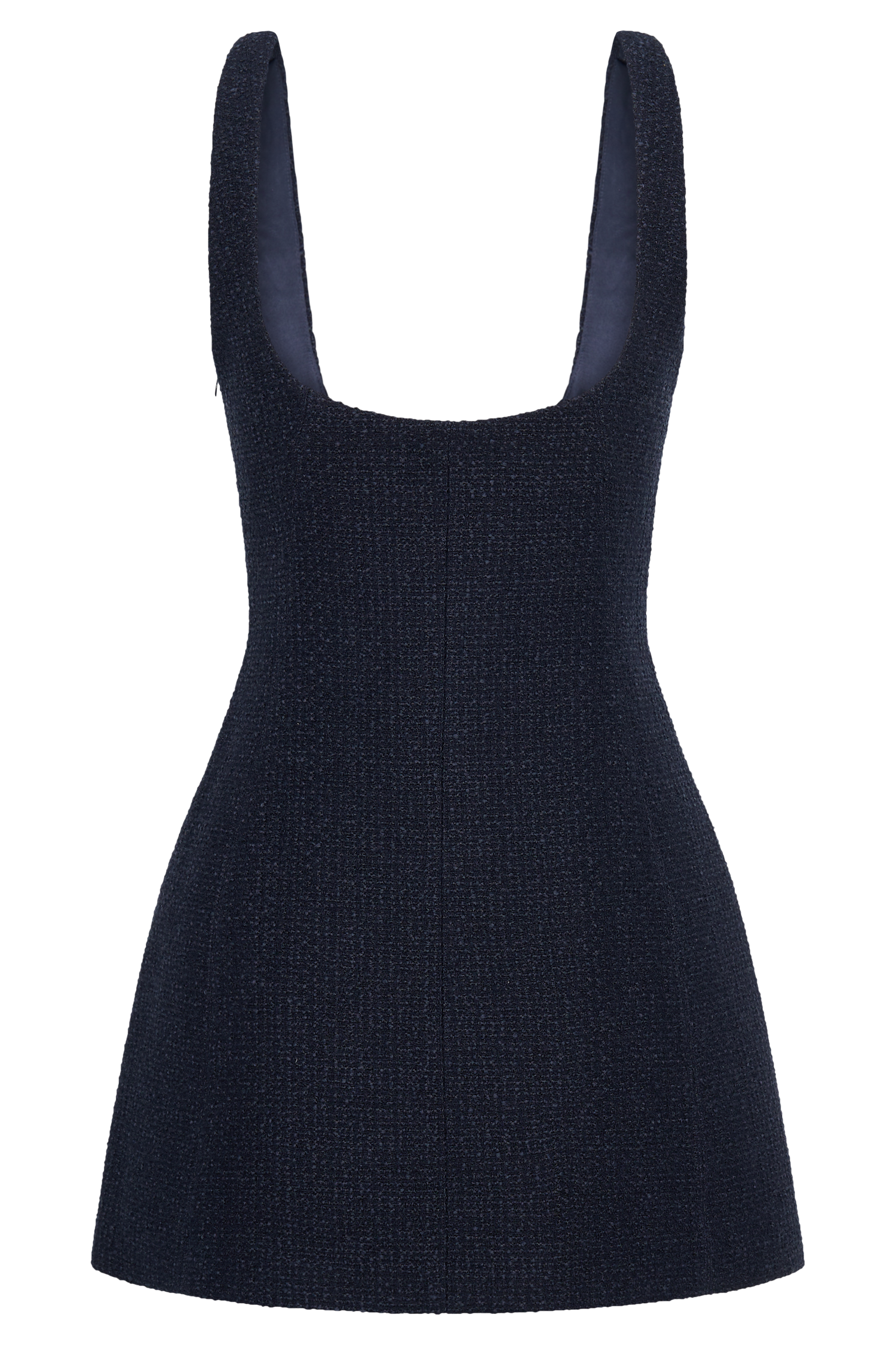 Boucle Mini Dress with Square Neckline & Bubble Skirt | Beth
