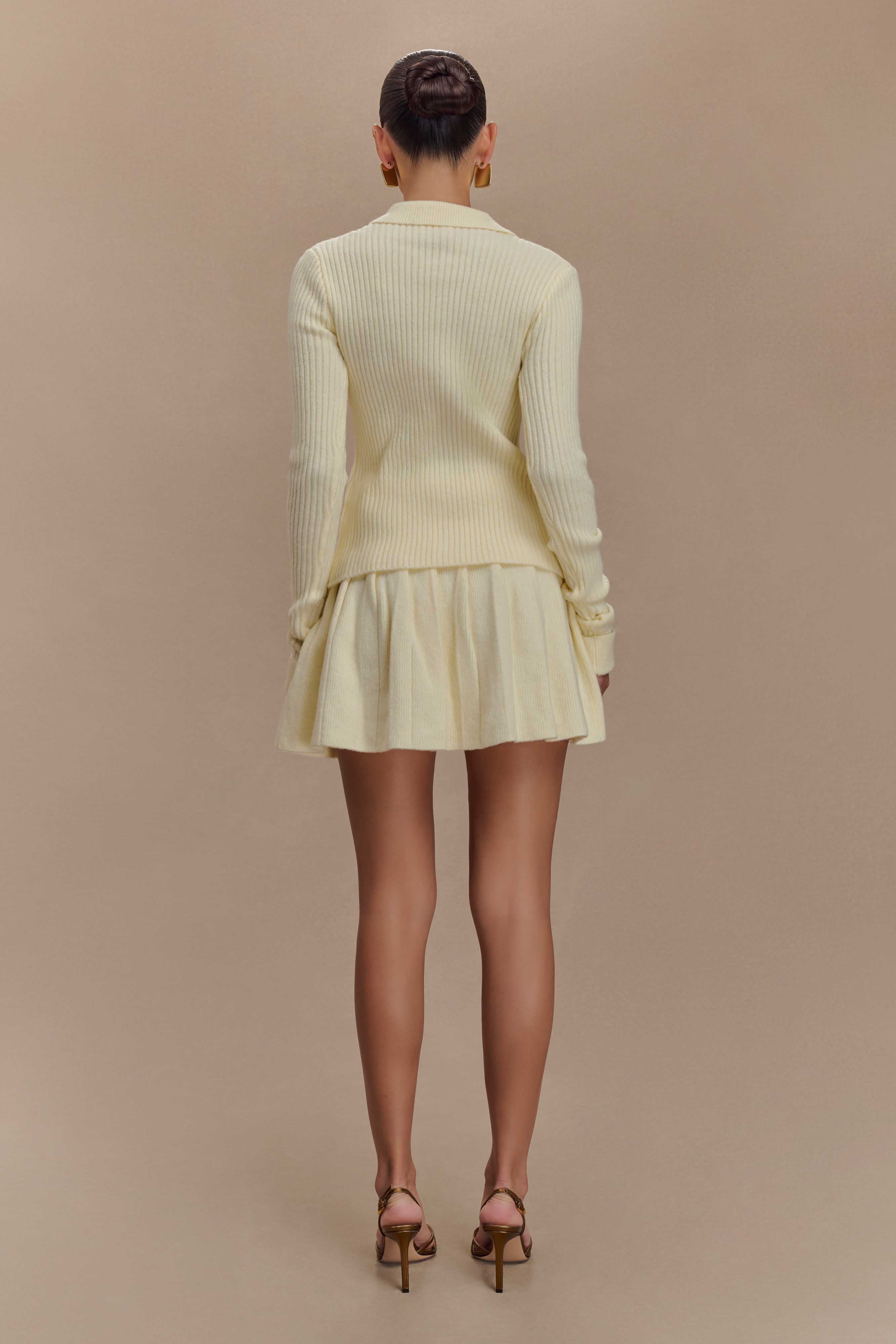 Long Sleeve Button Cardigan for Women | Soft Knit & Ribbed Detail | Erin