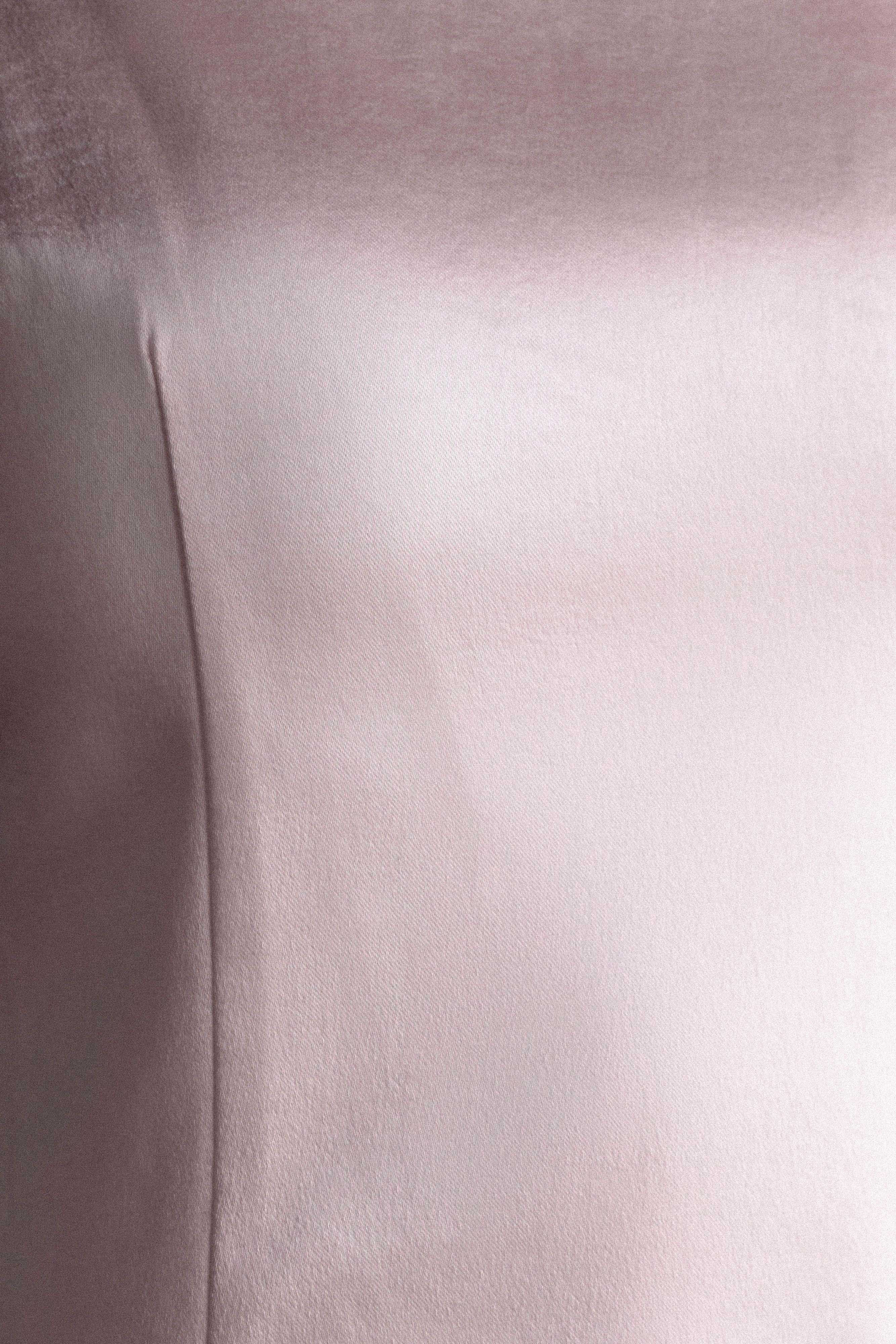 Satin Maxi Dress with Side Split for Formal Occasions | Violet