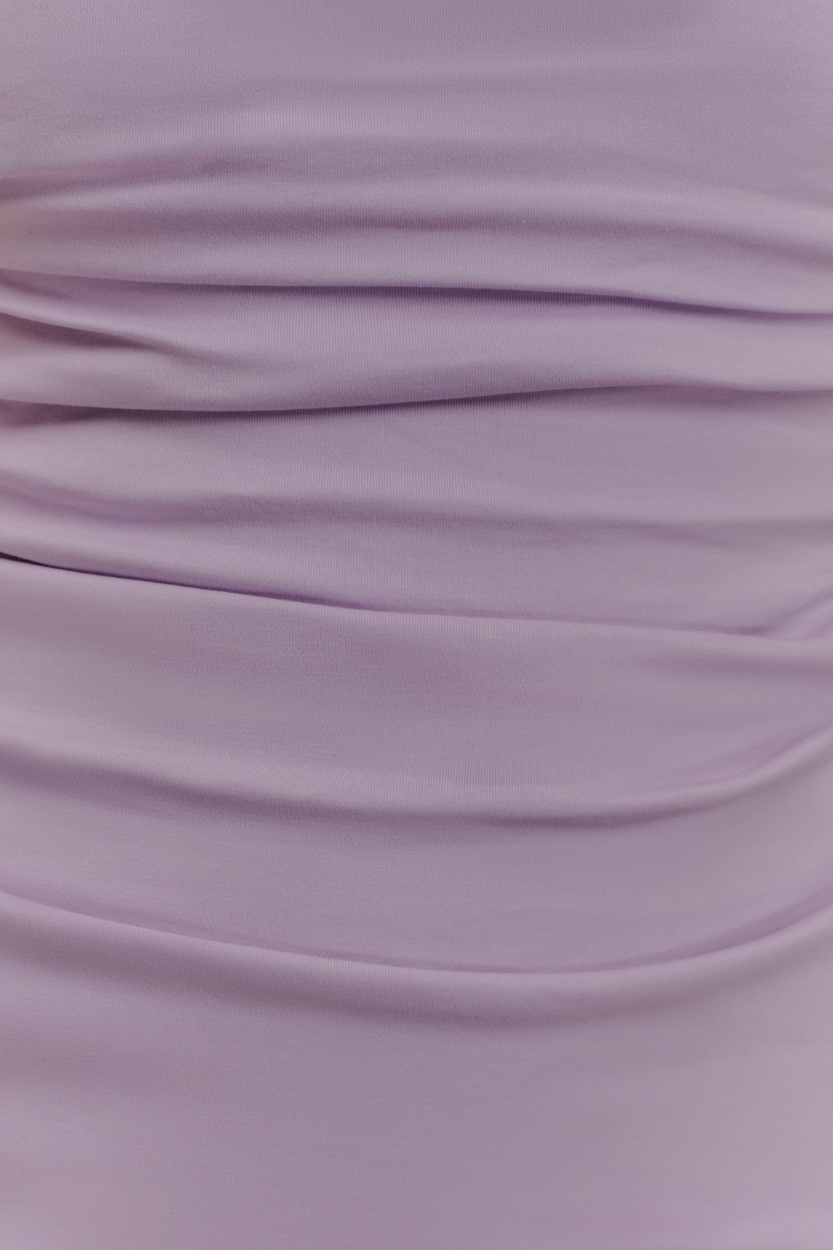 High Neck Sleeveless Maxi Dress for Formal Occasions | Elliot Lilac
