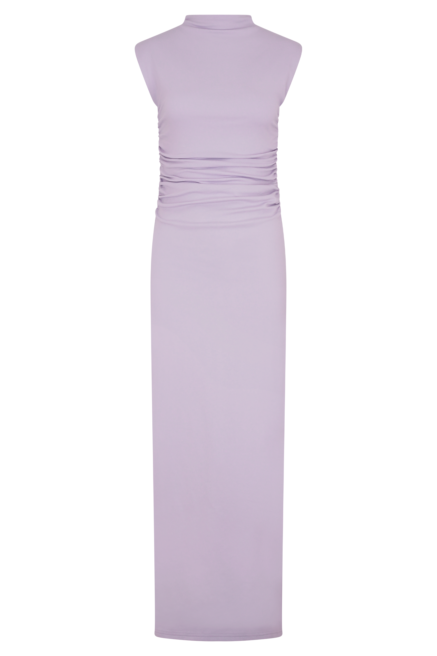 High Neck Sleeveless Maxi Dress for Formal Occasions | Elliot Lilac
