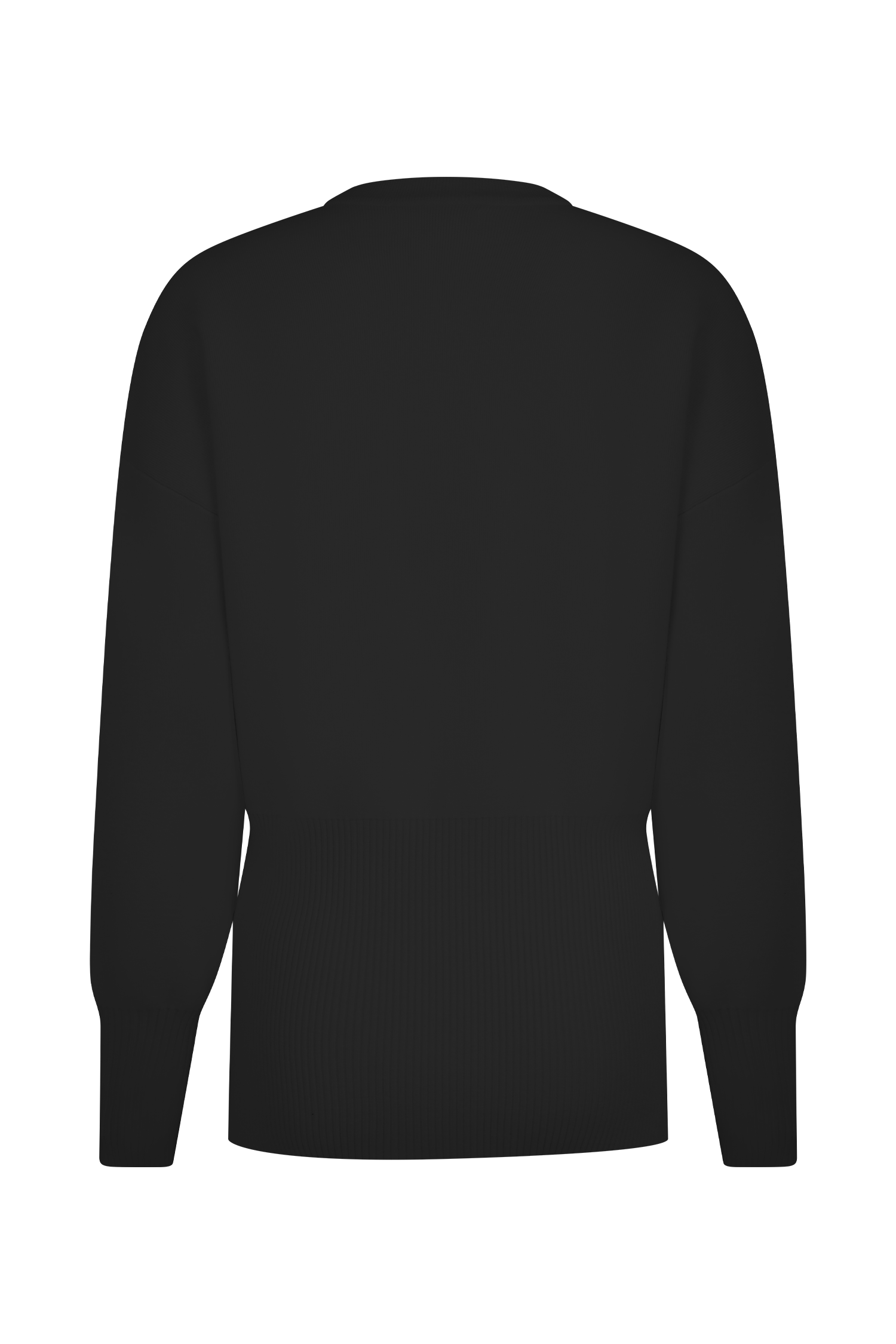 Oversized Button Cardigan for Women - Black | Alexia