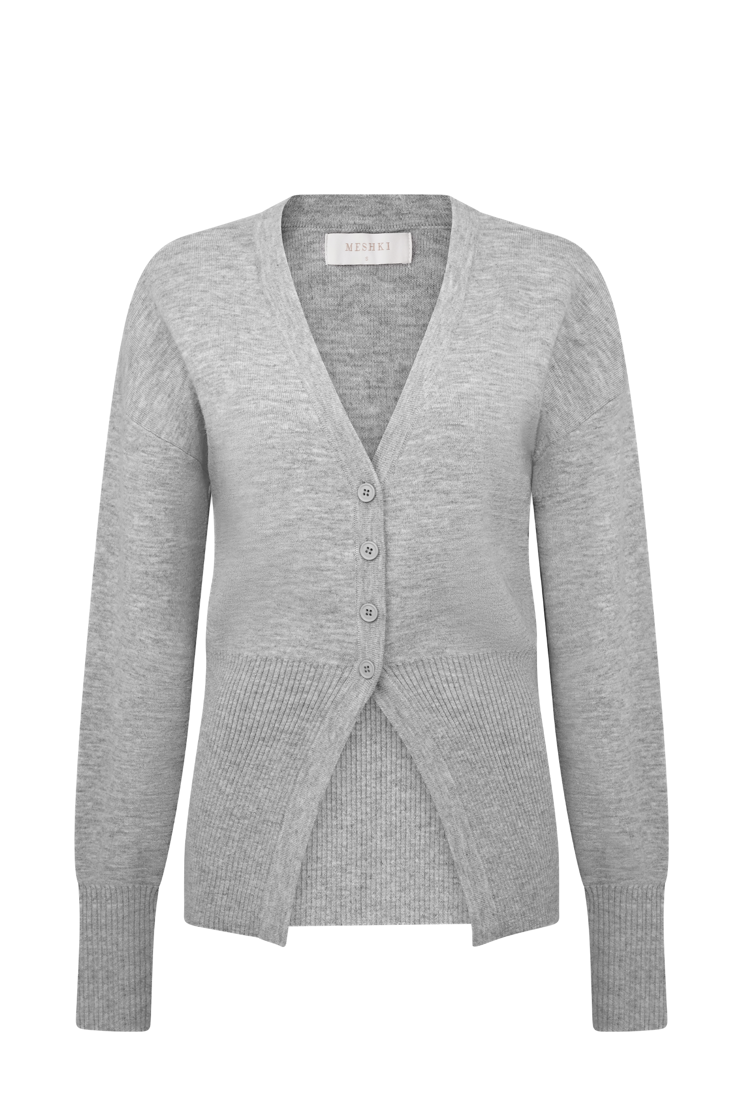 Oversized Buttoned Cardigan for Women | Alexia Grey Marle
