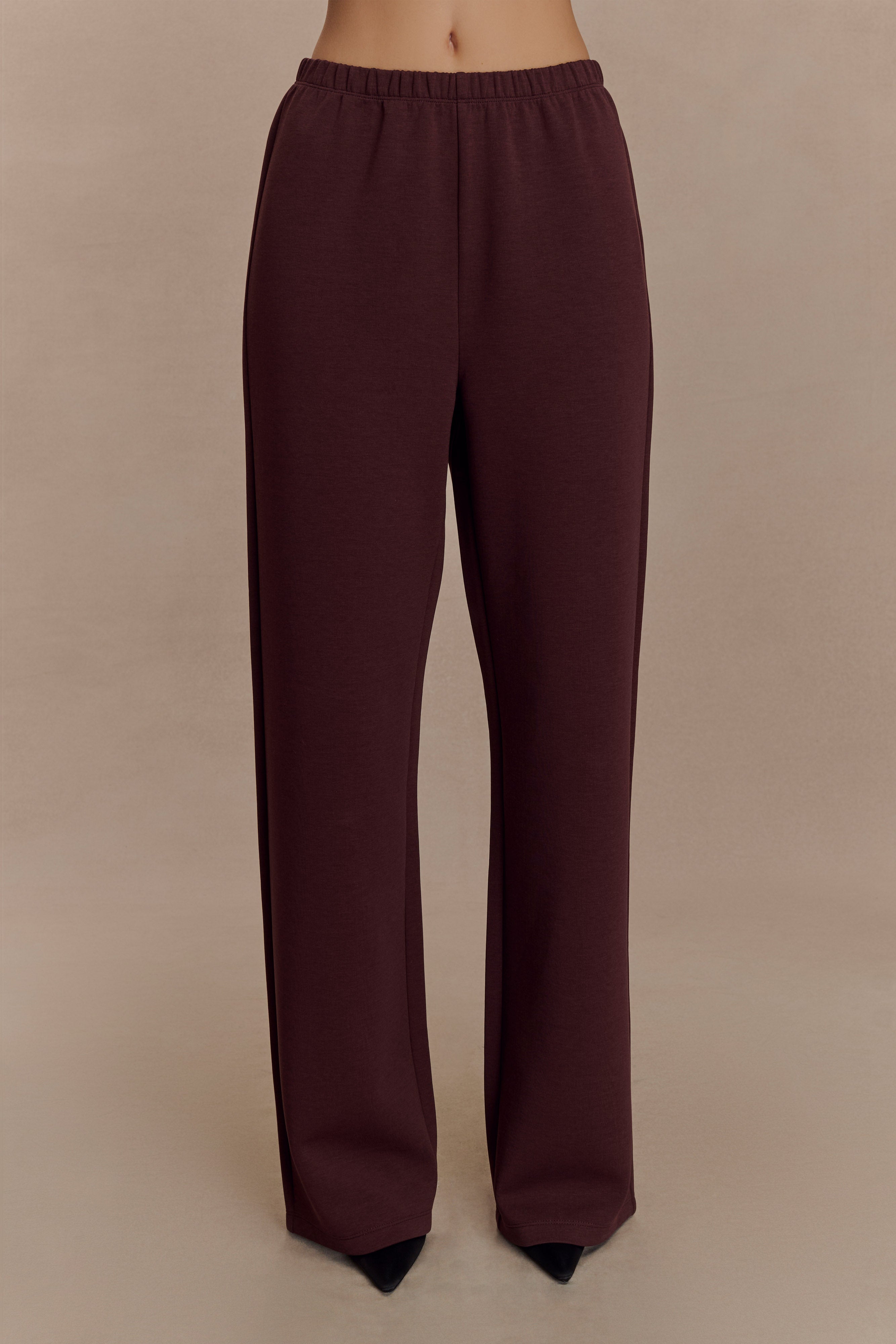 High Waisted Straight Leg Jogger Pants for Women | August