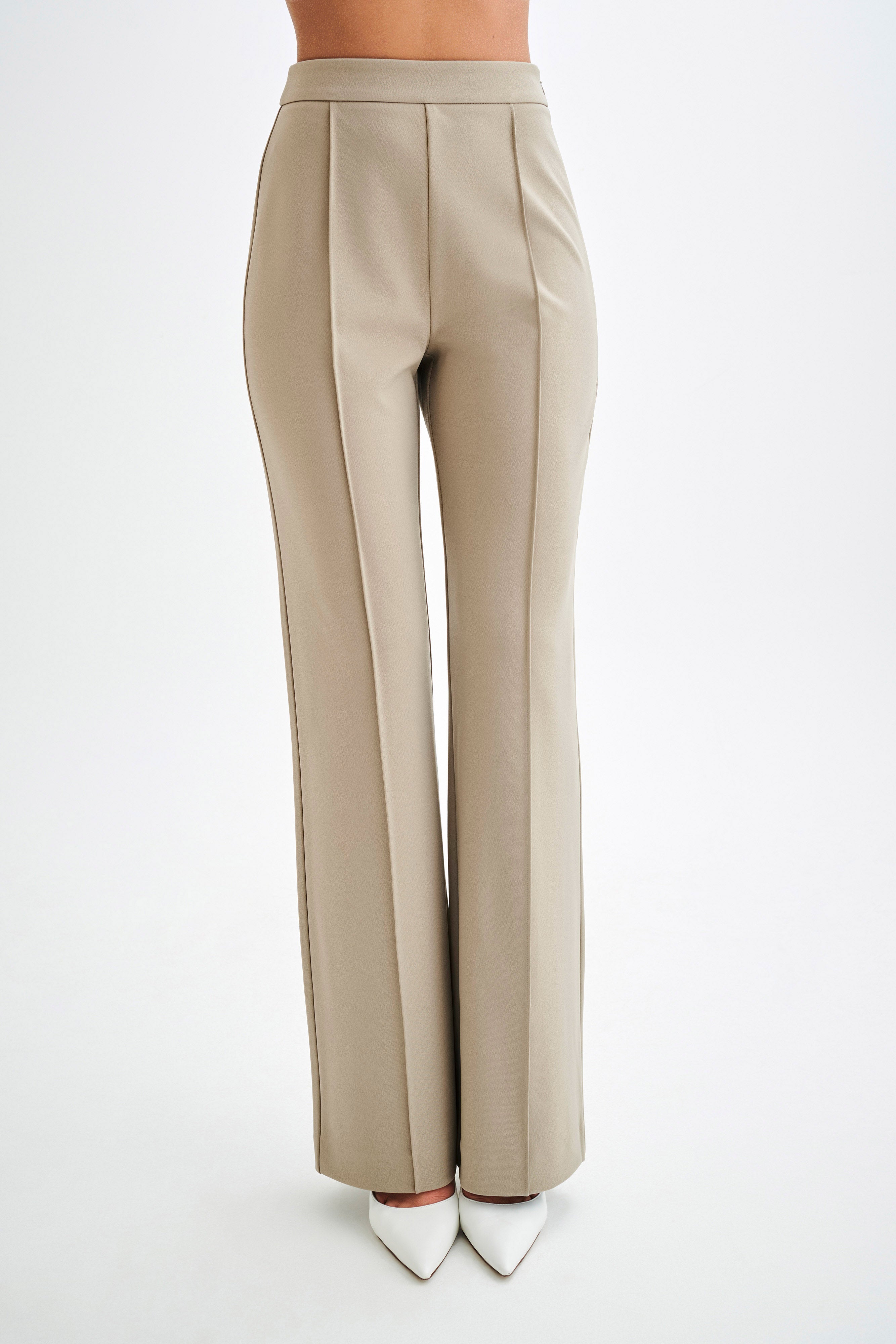High-Waisted Pleated Wide Leg Pants for Women | Antonia
