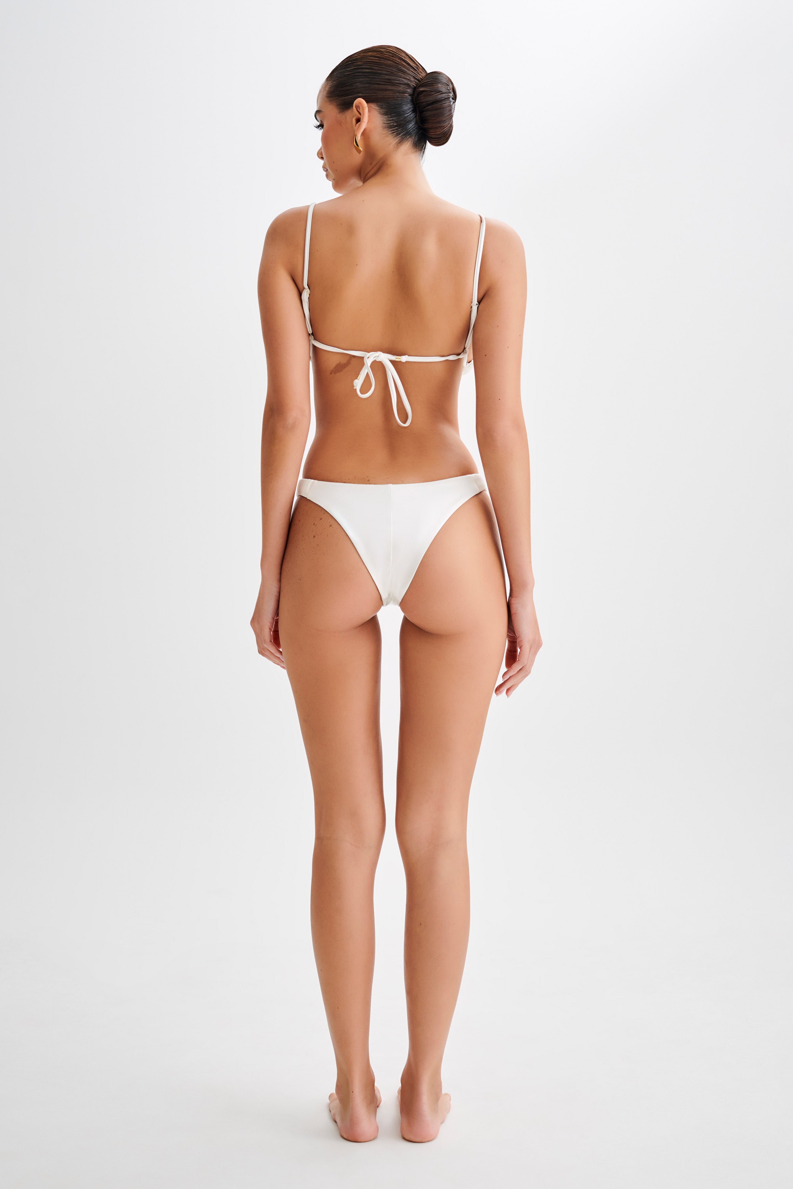 Cheeky Bikini Bottom with High-Cut Leg | Michelle Ivory