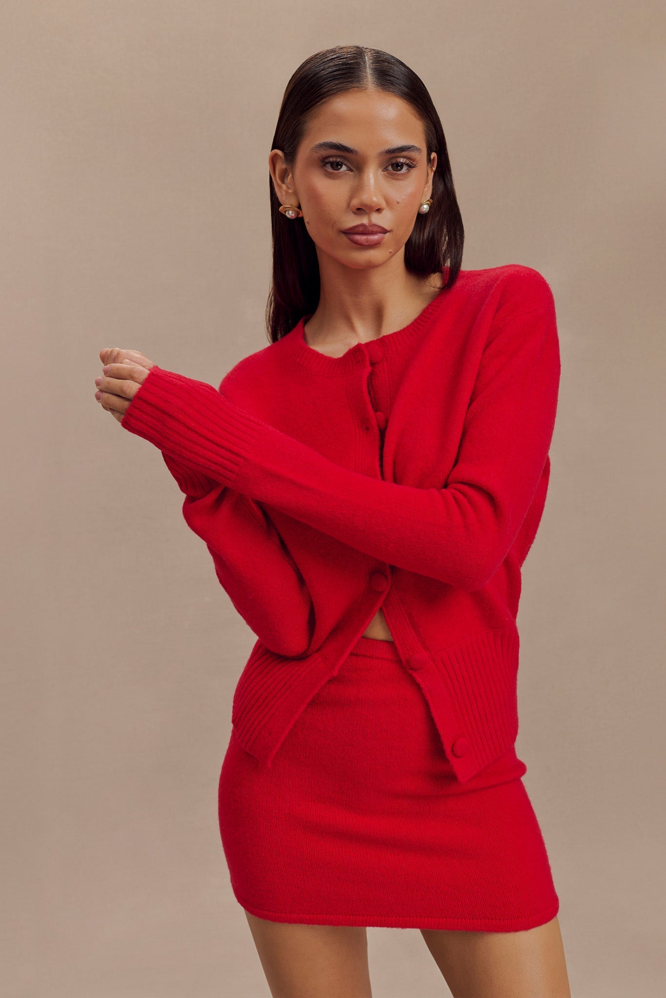 Oversized Knit Cardigan for Women - Cozy & Chic | Genevieve