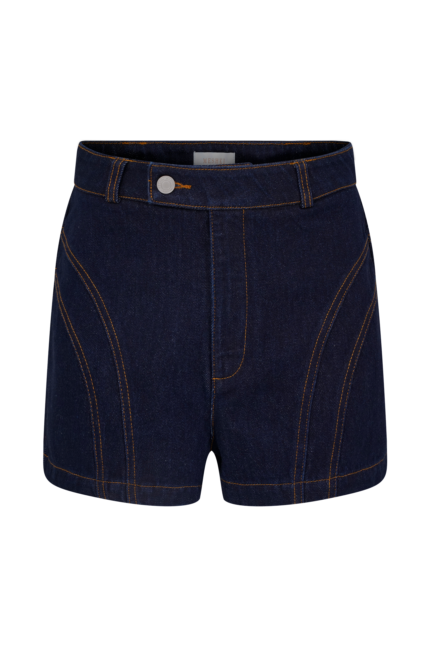 High Waisted Denim Shorts for Women | Meadow Indigo Blue